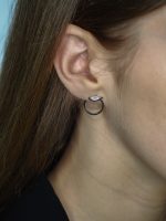 Auskarai "Apvalus transformeris" - Image 3