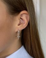 Auskarai "Kryžiukai" - Image 3