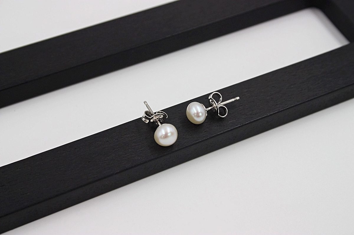 Auskarai "Baltasis perlas 2" - Image 2