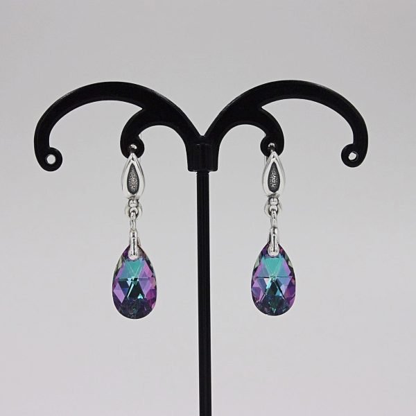 Earrings "Violetinė metamorfozė"