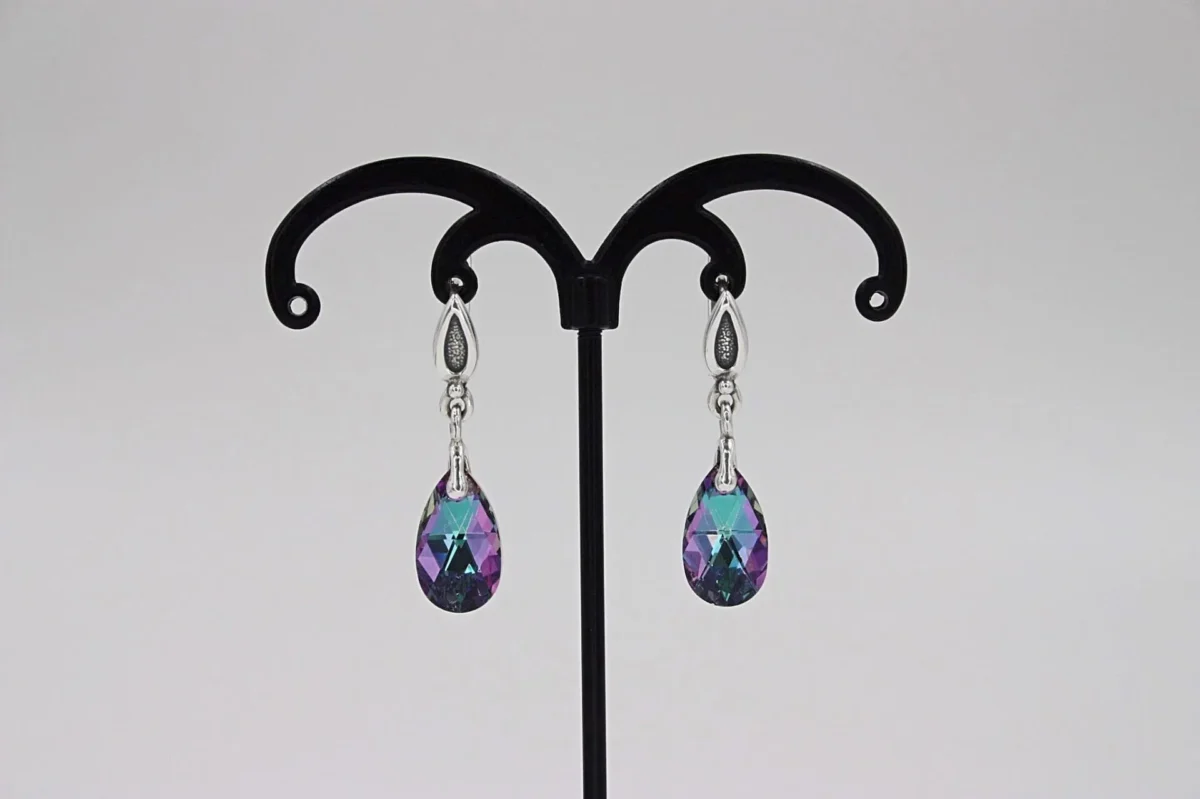 Earrings "Violetinė metamorfozė" - Image 1