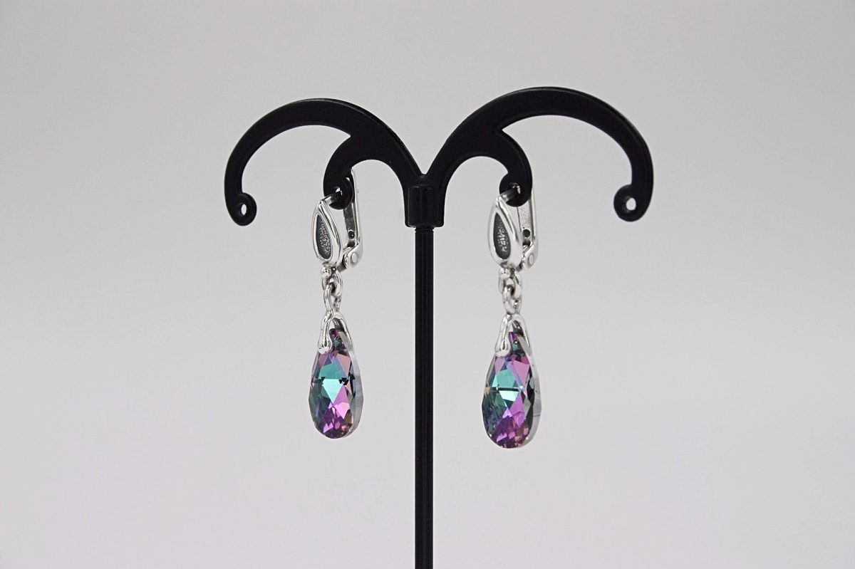 Earrings "Violetinė metamorfozė" - Image 2