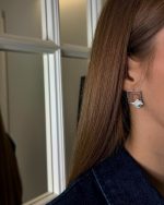 Auskarai "Formos" (melsva akutė) - Image 3