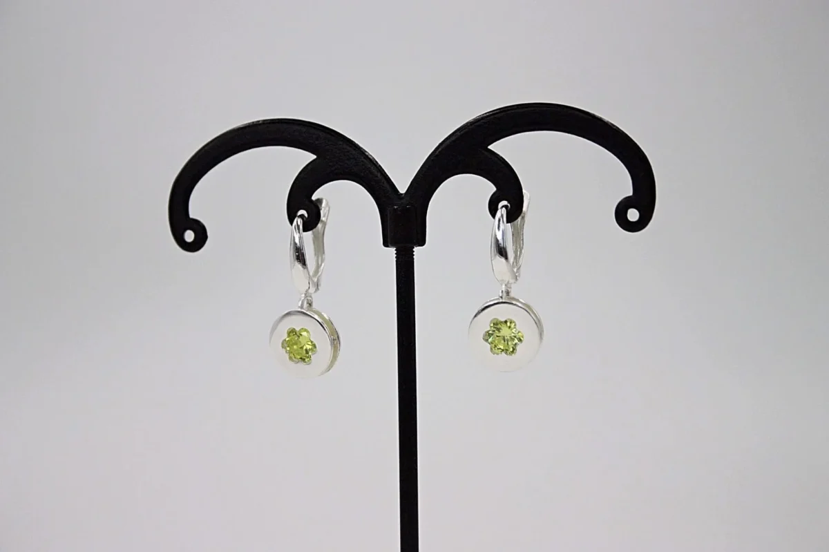 Earrings "Žalios gėlytės" - Image 2