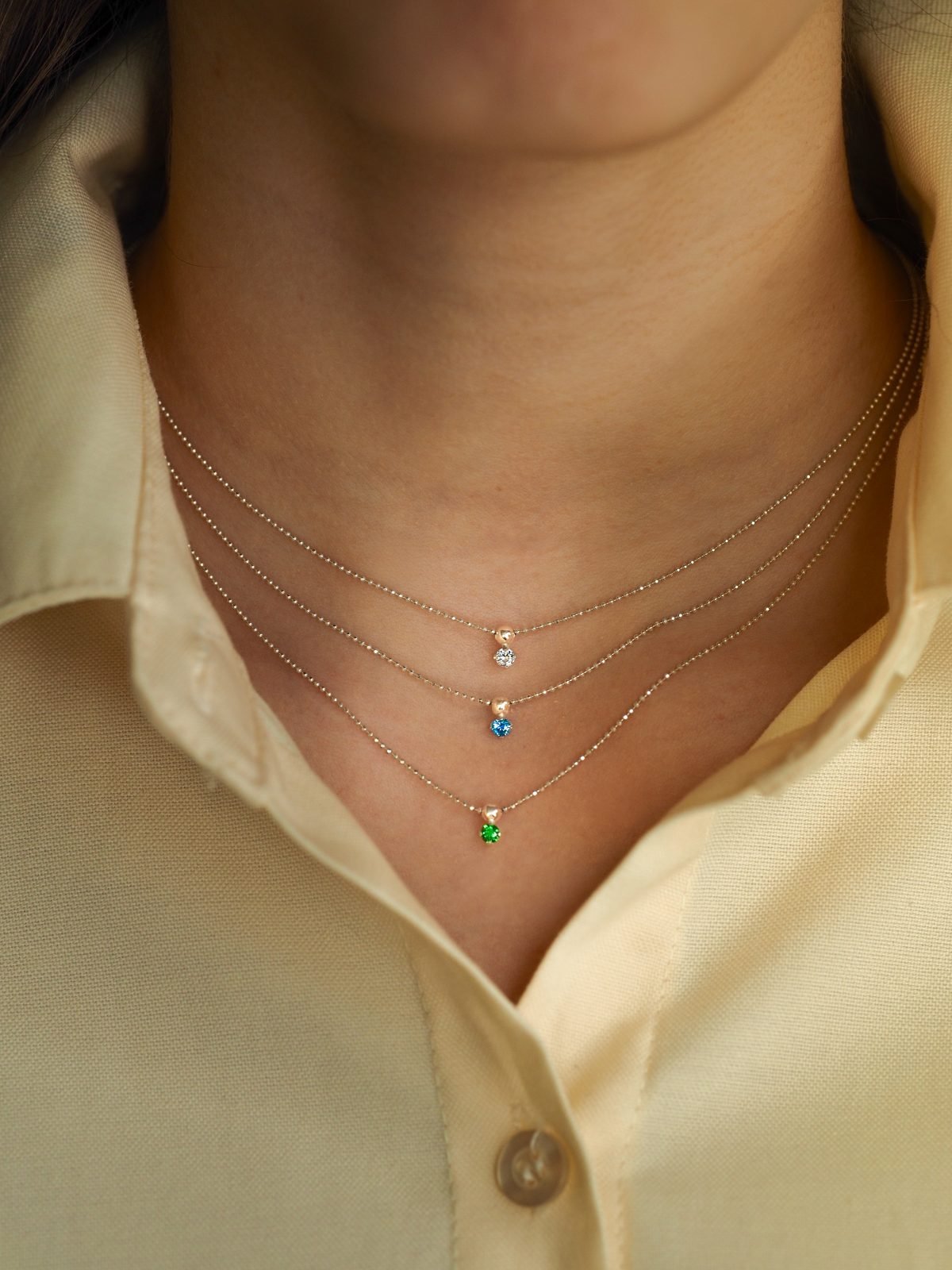 IMG_7395 Kaklo papuošalas "Mini" (baltas) - Image 3