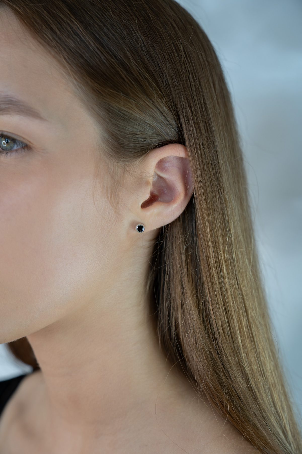 Auskarai "Juoda balta" (2 in 1) - Image 3