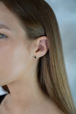 Auskarai "Juoda balta" (2 in 1) - Image 3