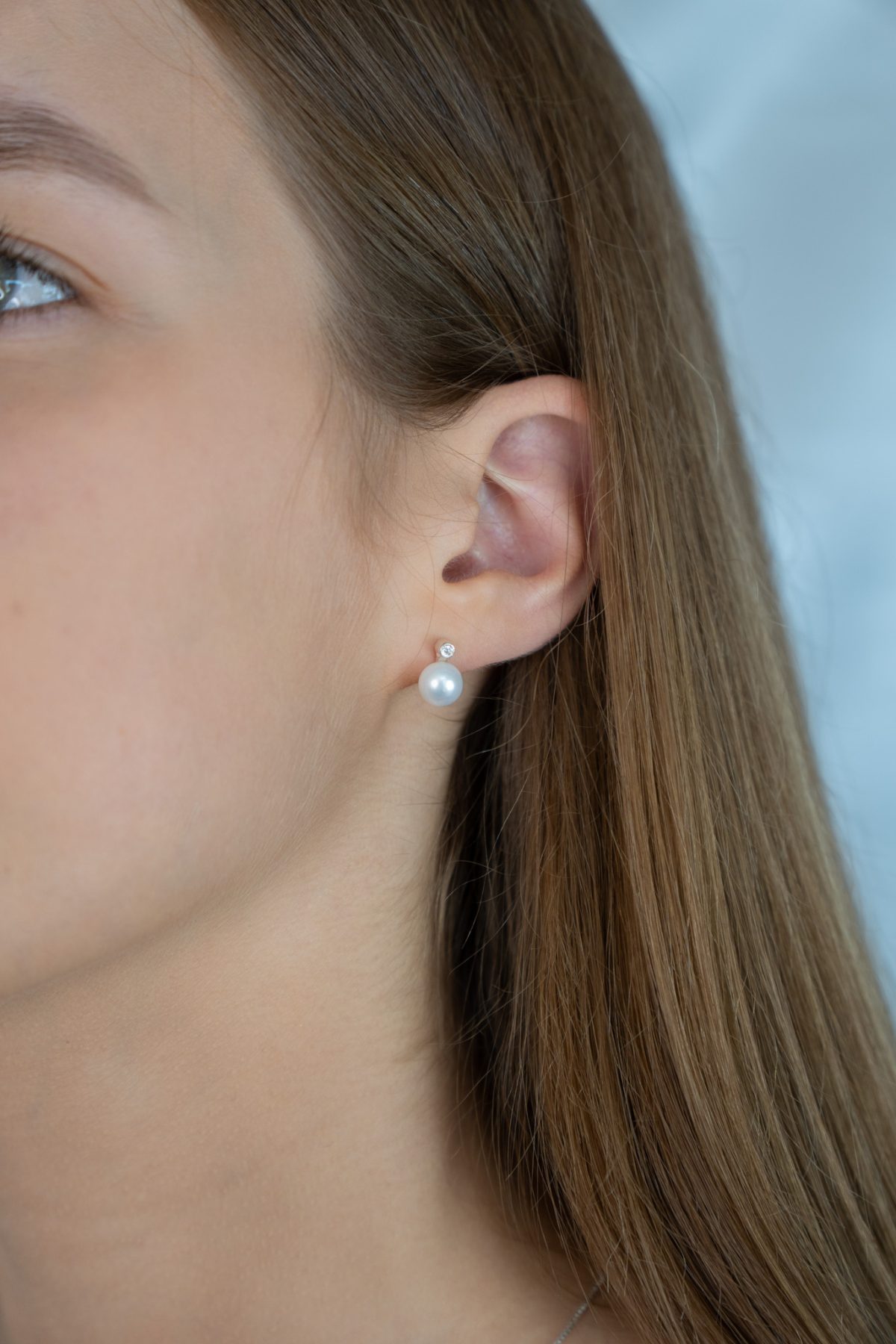 Auskarai "Perlo žybsnis" - Image 2