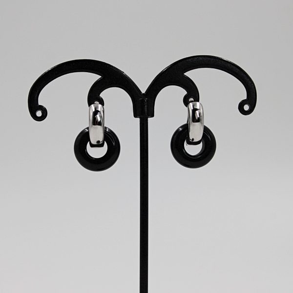 Auskarai "Onikso aura"