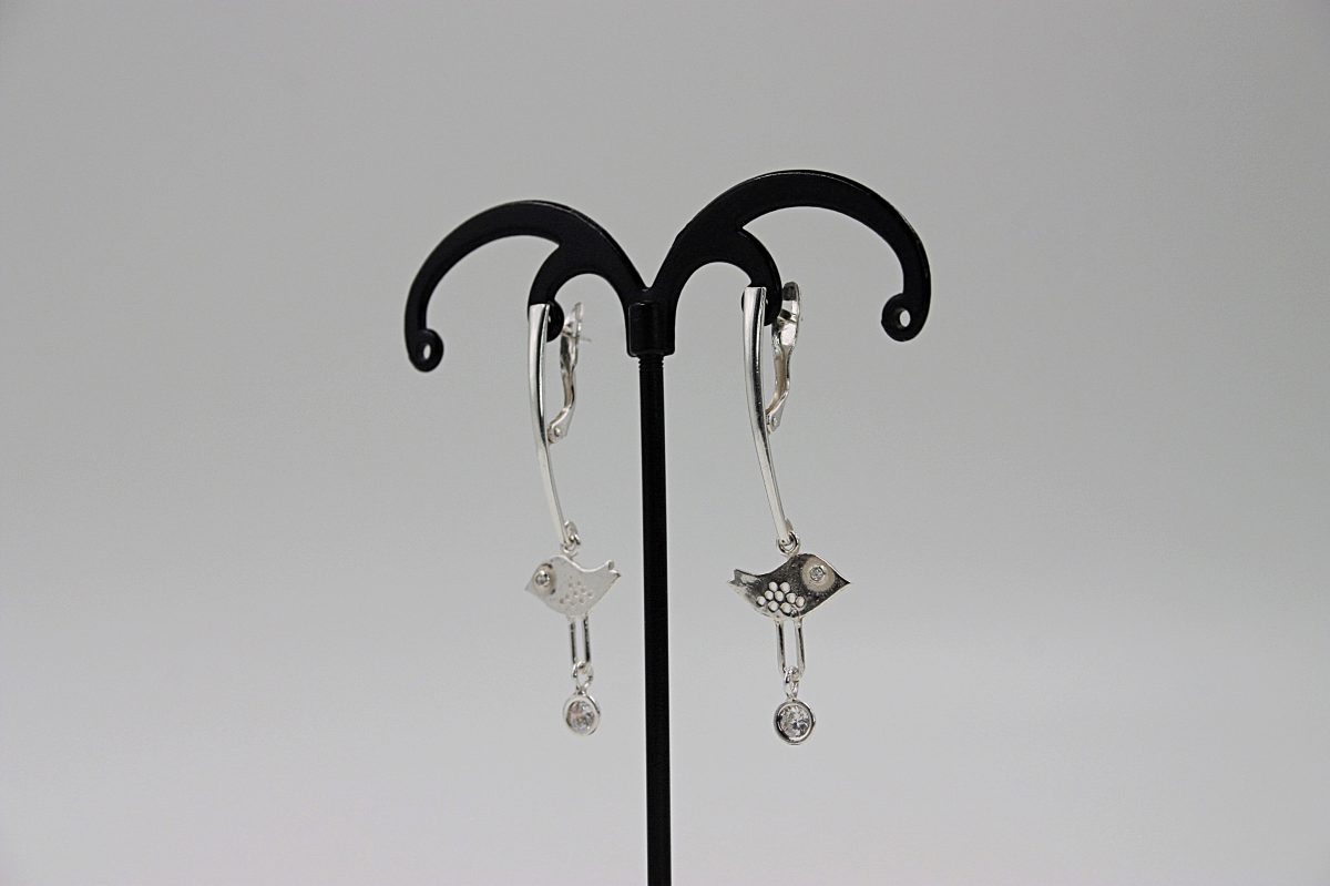 Auskarai "Paukštis" (ilgasis) - Image 2