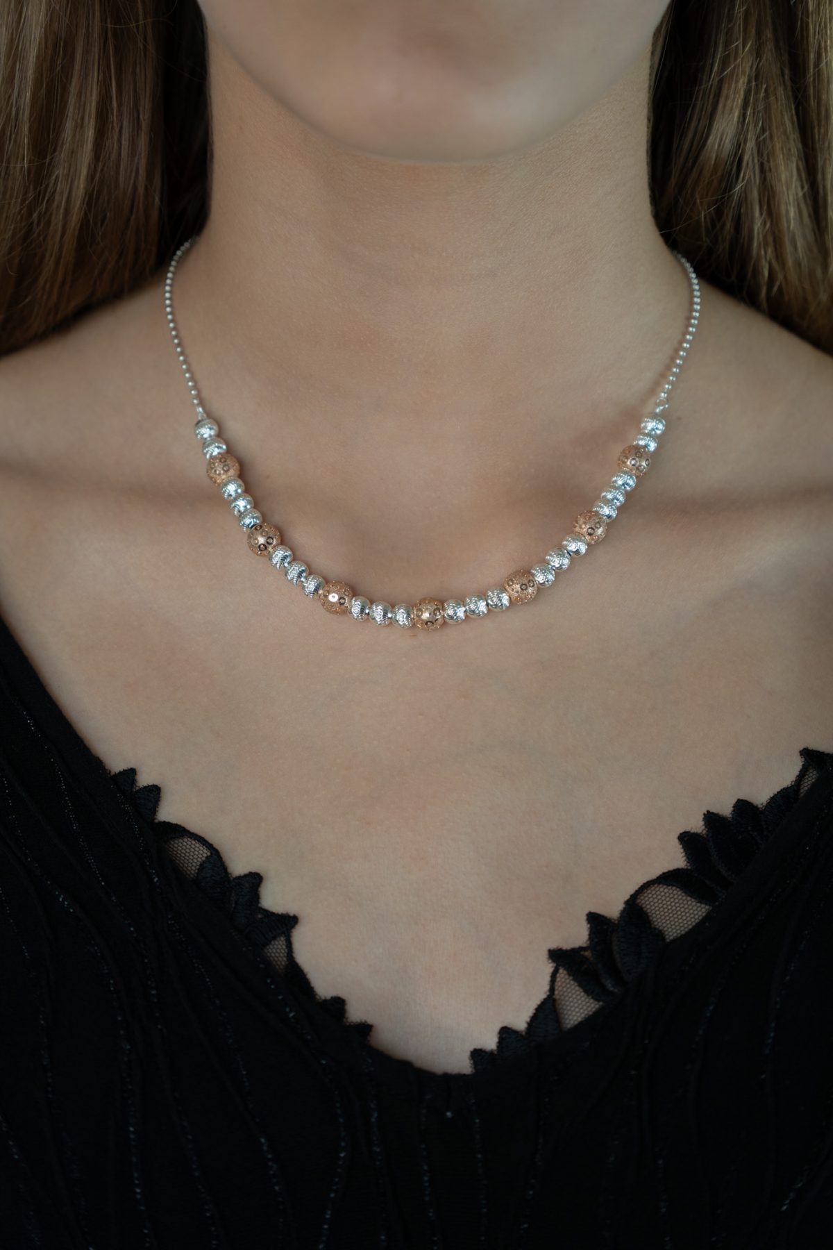 Kaklo papuošalas "Saulės ritmu" - Image 2