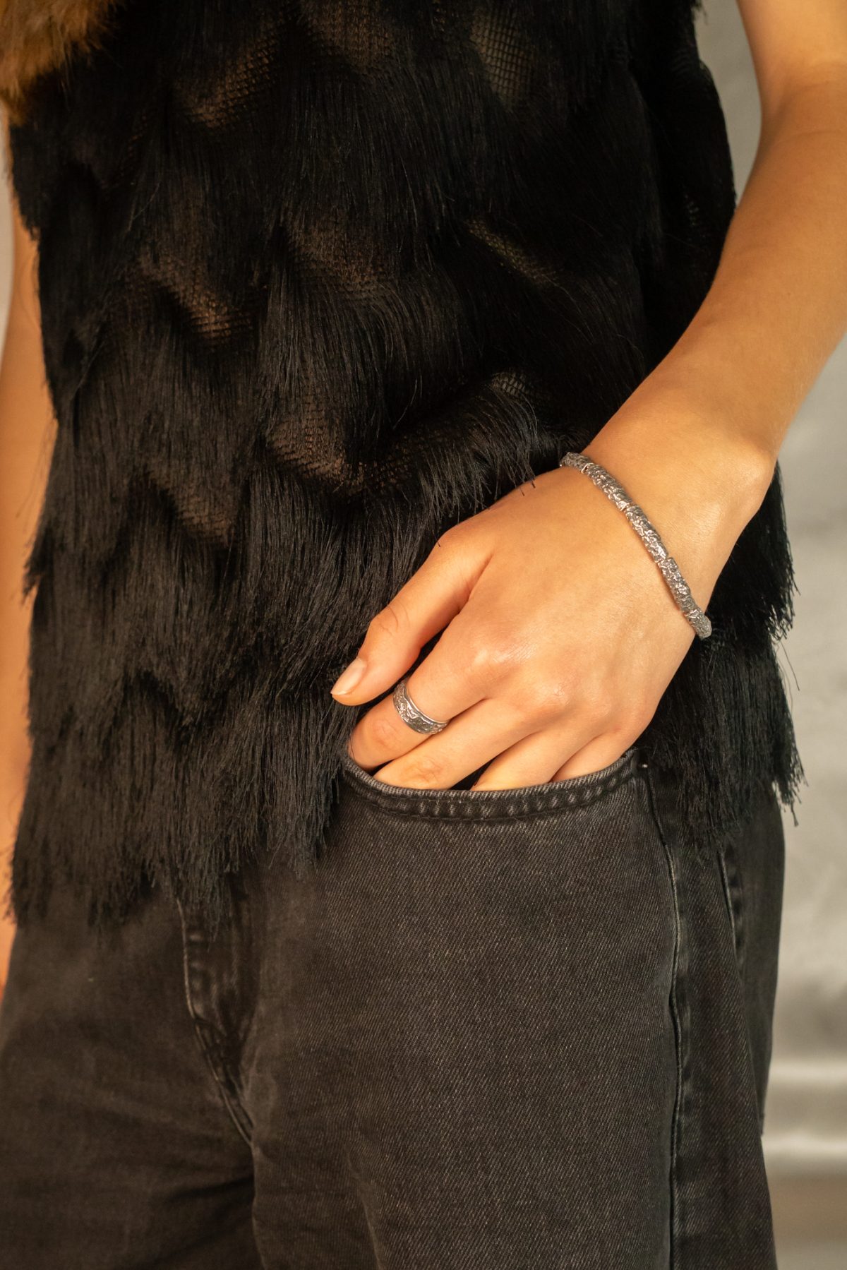 Apyrankė "Sidabrinė mozaika" - Image 3