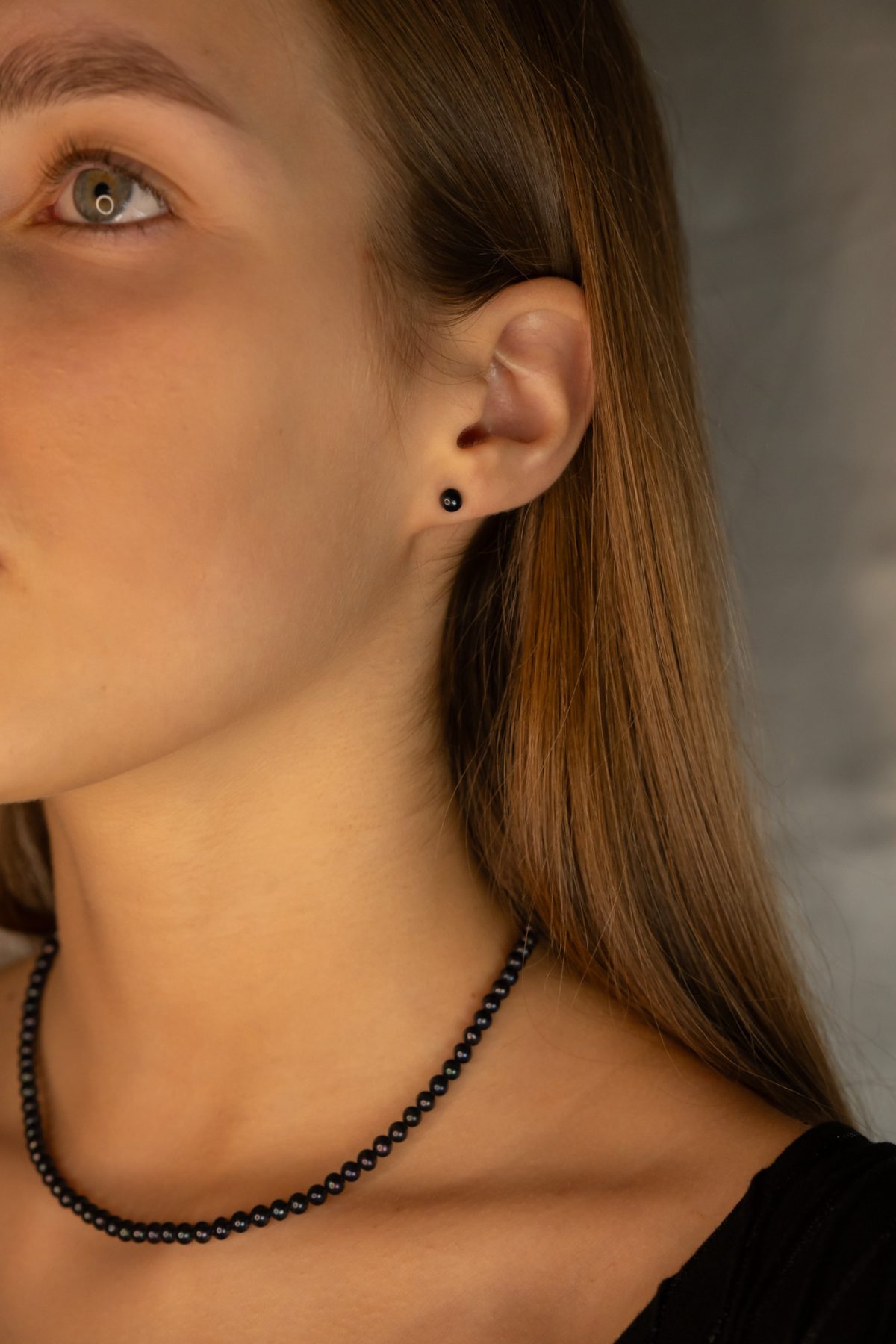 Auskarai "Juodasis perlas 2" - Image 3