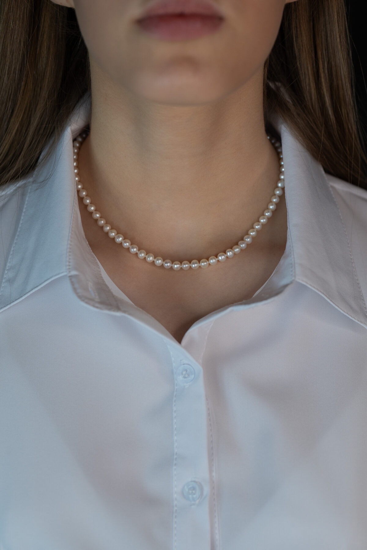 Kaklo papuošalas "Baltoji klasika" - Image 2