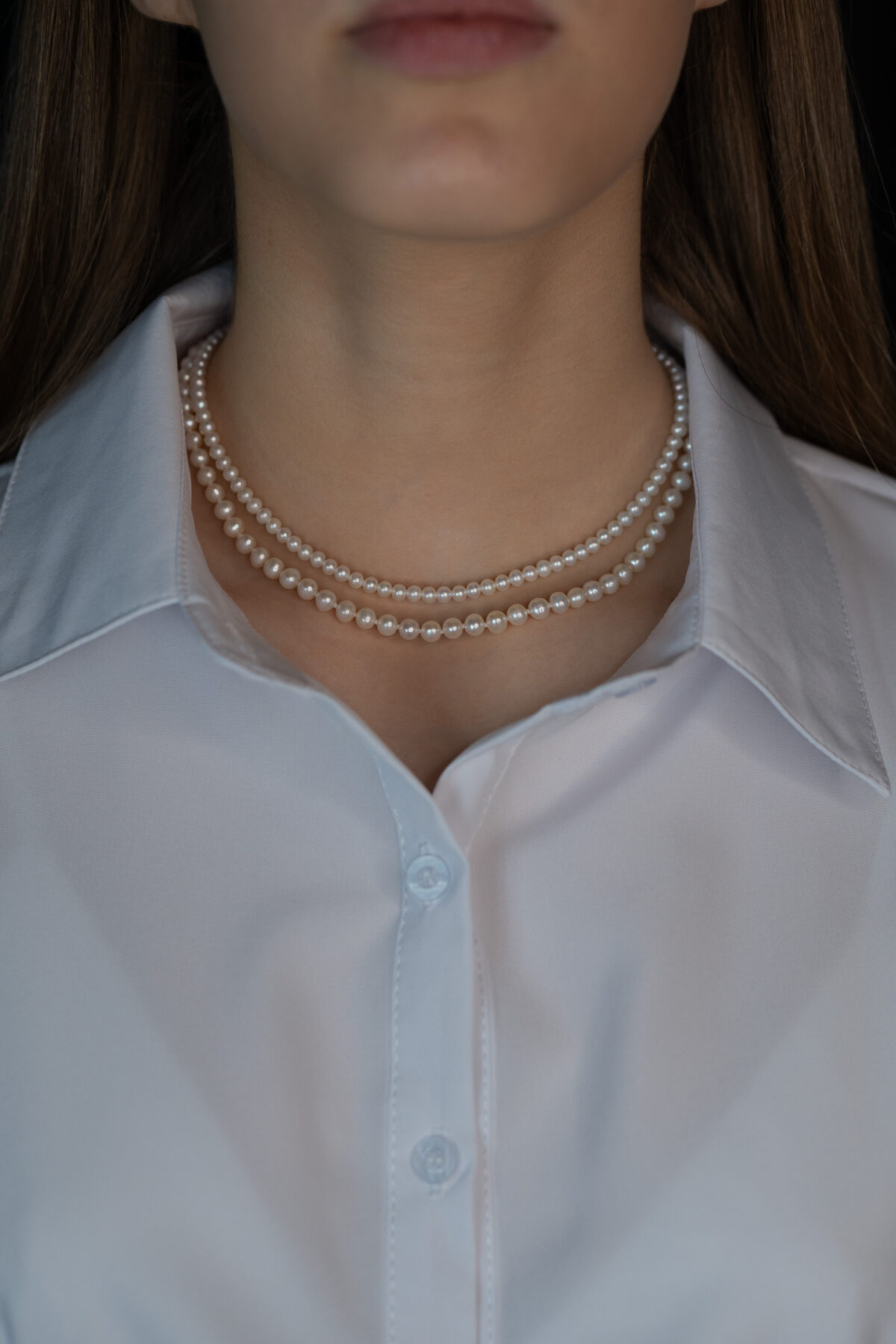 Kaklo papuošalas "Baltoji klasika" - Image 3