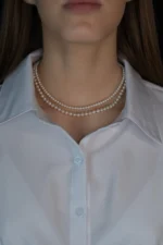 Kaklo papuošalas "Baltoji klasika" - Image 3