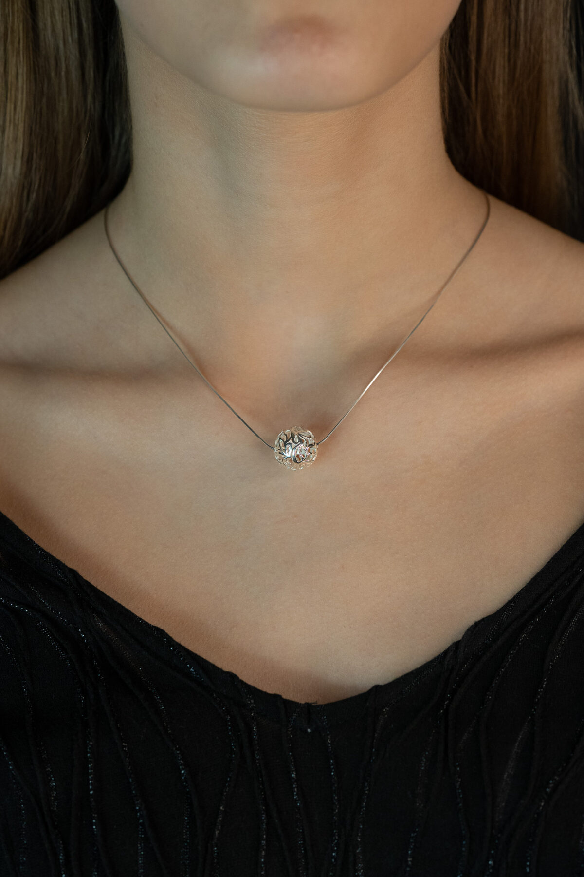 Kaklo papuošalas „Ažūro burbulas” - Image 2